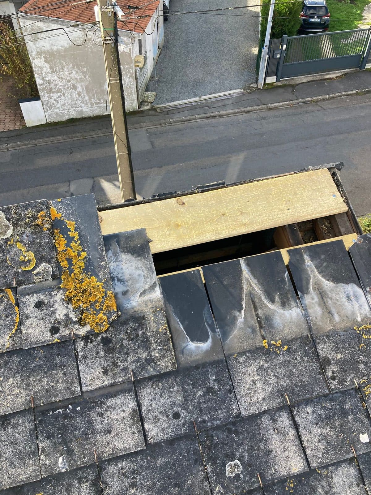 Chantier de couverture